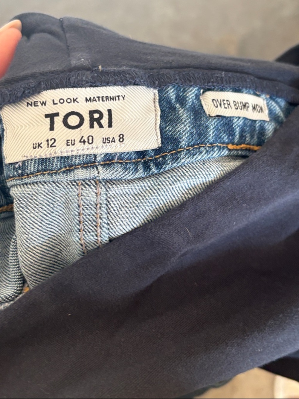 Maternity Jeans bundle with Black Stretch Panel. - Picture 4 of 7